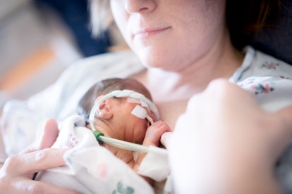 NICU baby is held by mother, does a NICU stay affect breastfeeding