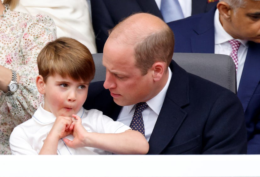 Prince Louis had to listen to his dad.