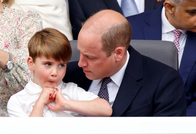 Prince Louis had to listen to his dad.