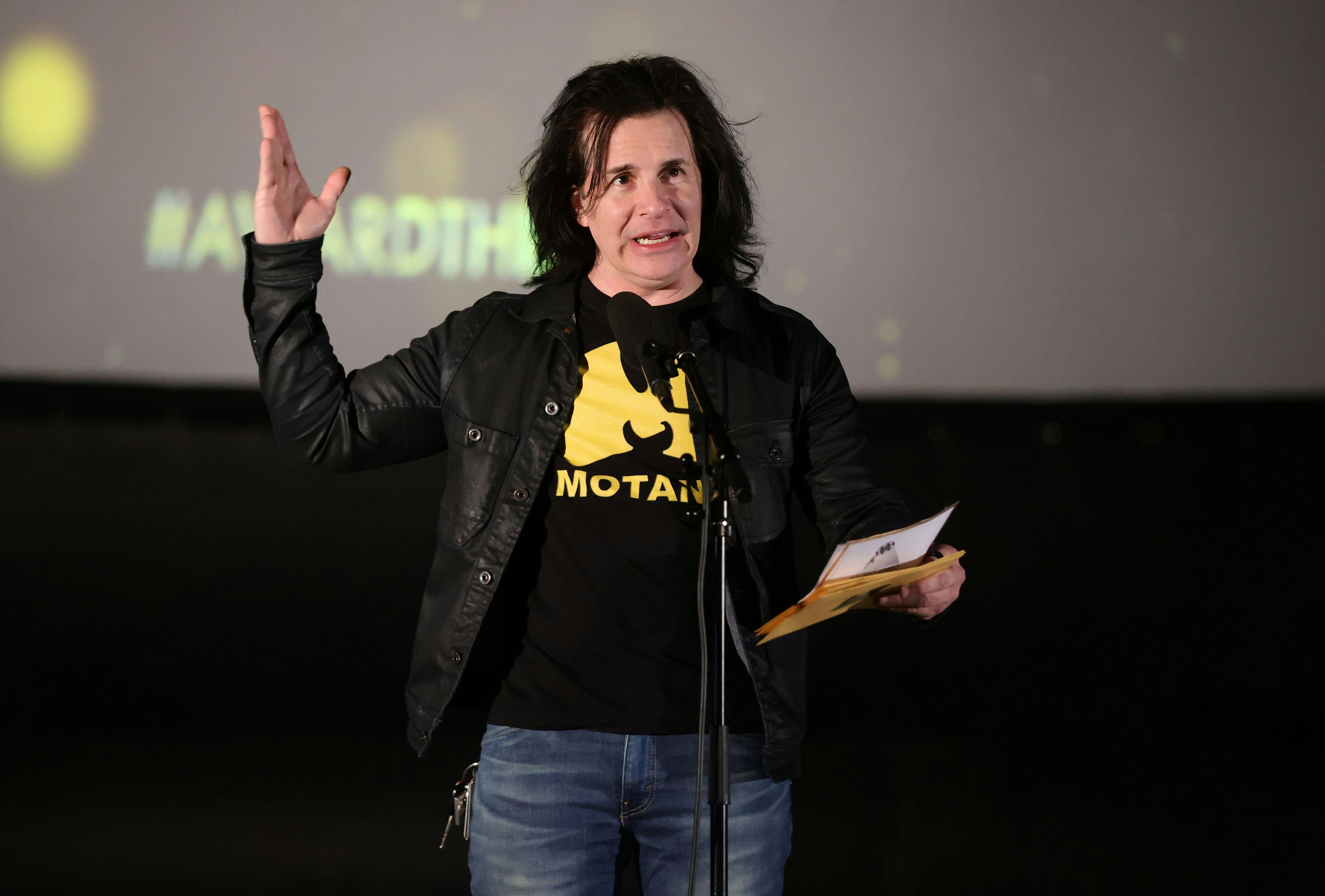 TUSTIN, CALIFORNIA - APRIL 10: Hal Sparks attends the Film Threat 2021 Award This! Awards Drive-In C&hellip;