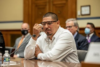 Miguel Cerrillo, father of Miah Cerrillo, Fourth-Grade Student at Robb Elementary School in Uvalde, ...