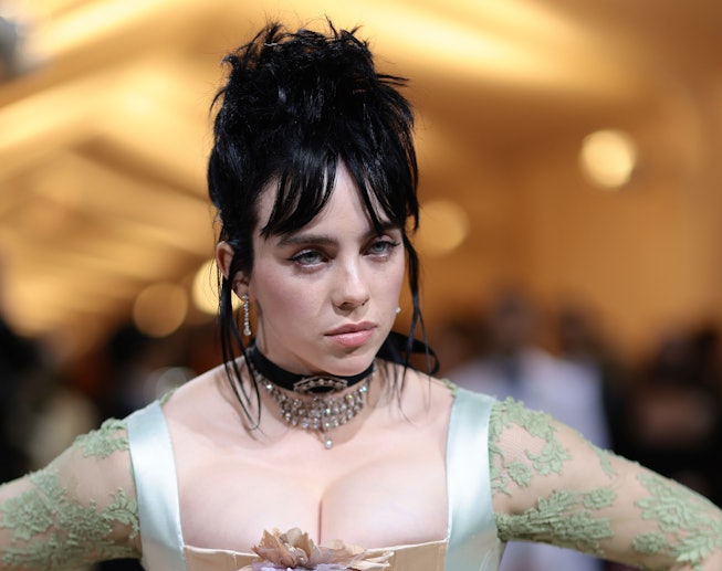 NEW YORK, NEW YORK - MAY 02: 
 Billie Eilish attends The 2022 Met Gala Celebrating "In America: An A...