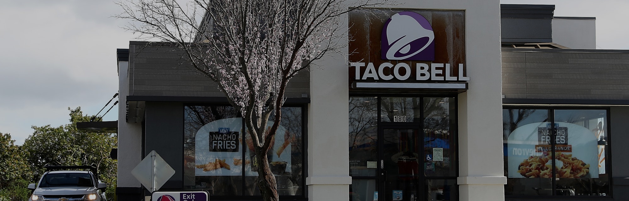 NOVATO, CA - FEBRUARY 22:  A car goes through a drive thru at a Taco Bell restaurant on February 22,...