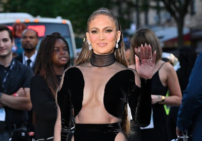 Jennifer Lopez's sheer black dress 2022 Tribeca Film Festival