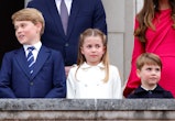 Princess Charlotte was brushing up on her etiquette.
