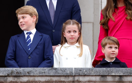 Princess Charlotte was brushing up on her etiquette.