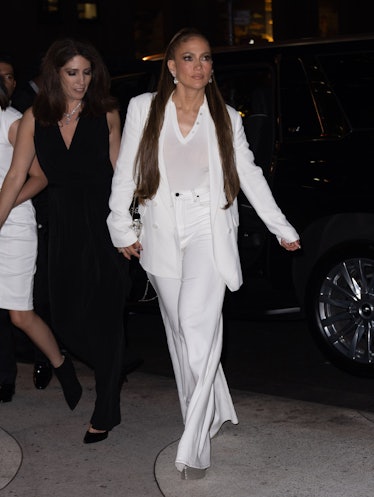 Jennifer Lopez arrives at the after party for Tribeca Festival Opening Night