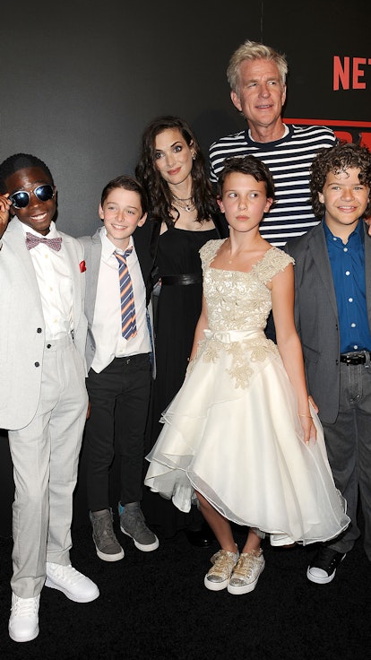 The cast of 'Stranger Things' at the Season 1 premiere in 2016.  