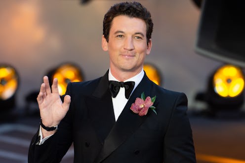 LONDON, ENGLAND - MAY 19: Miles Teller attends the Royal Performance of "Top Gun: Maverick" at Leic...
