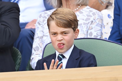 These photos of Prince George's first Wimbledon are a 2022 mood.