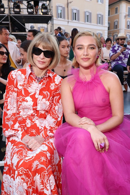 Florence Pugh's Valentino dress made its debut July 8. Photo via Getty Images