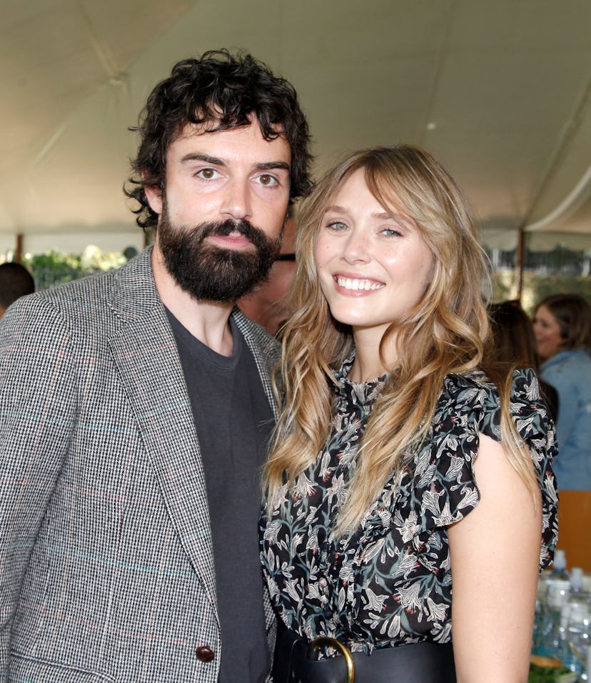 Robbie Arnett and Elizabeth Olsen at a Beverly Hills Private Estate October 2019.