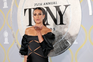 NEW YORK, NEW YORK - JUNE 12: Lea Michele attends the 75th Annual Tony Awards at Radio City Music Ha...