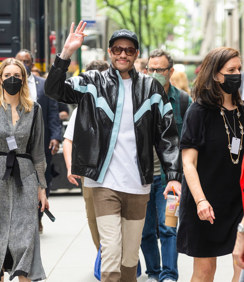 NEW YORK, NEW YORK - MAY 16: Pete Davidson attends the 2022 NBCUniversal Upfront at Radio City Music...