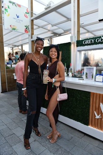 NEW YORK, NEW YORK - JULY 10: Chelsea Vaughn (L) and Serena Chew attend IN BLOOM, imagined by Kehlan...
