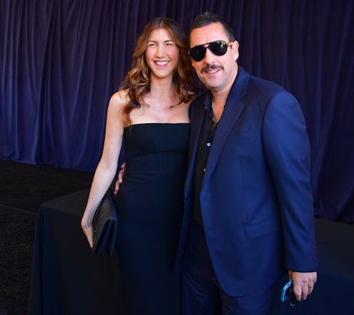 SANTA MONICA, CALIFORNIA - FEBRUARY 08:Jackie Sandler and Adam Sandler attends the 2020 Film Indepen...