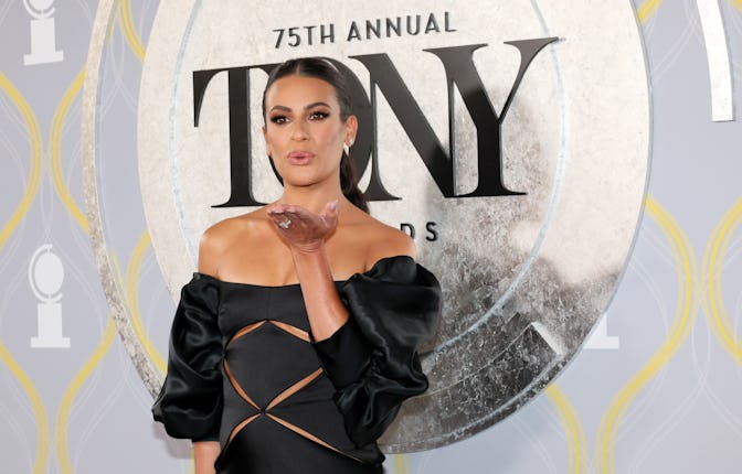 NEW YORK, NEW YORK - JUNE 12: Lea Michele attends the 75th Annual Tony Awards at Radio City Music Ha...