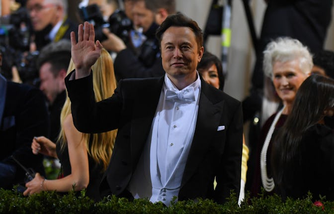 NEW YORK, NY - MAY 02: Elon Musk is seen at the 2022 Met Gala Celebrating "In America: An Anthology...