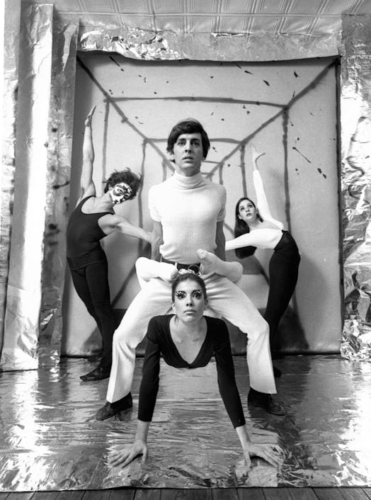 Members of the Joseph Russillo Ballet Company, including Russillo (center) performing an original ba...