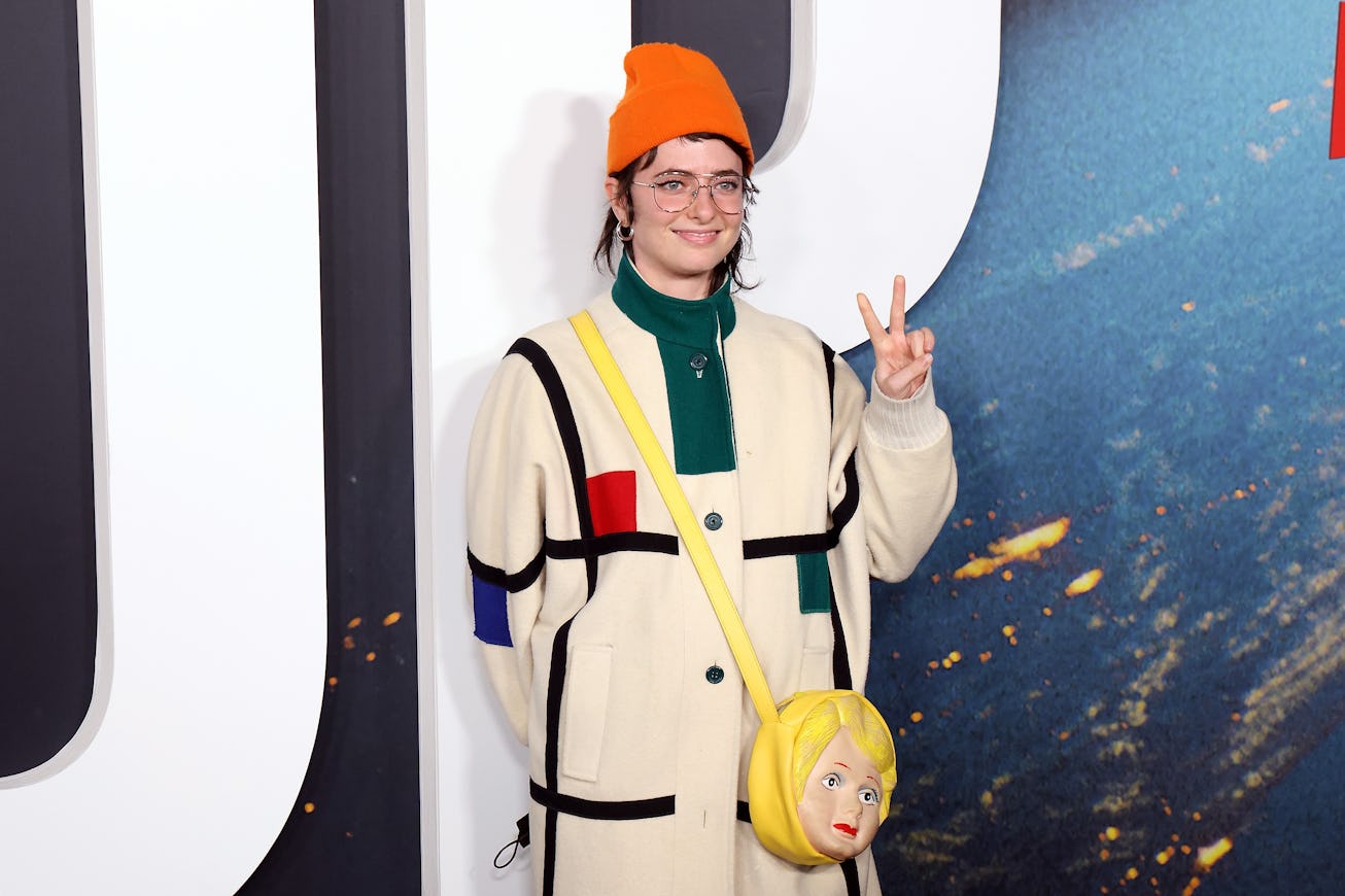 NEW YORK, NEW YORK - DECEMBER 05: Sarah Sherman attends the world premiere of Netflix's "Don't Look ...