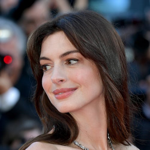 CANNES, FRANCE - MAY 19: Anne Hathaway attends the screening of "Armageddon Time" during the 75th an...