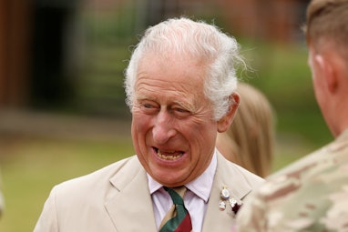 WEETON, UNITED KINGDOM - JULY 8: Britain's Prince Charles, Prince of Wales, the Colonel in Chief of ...