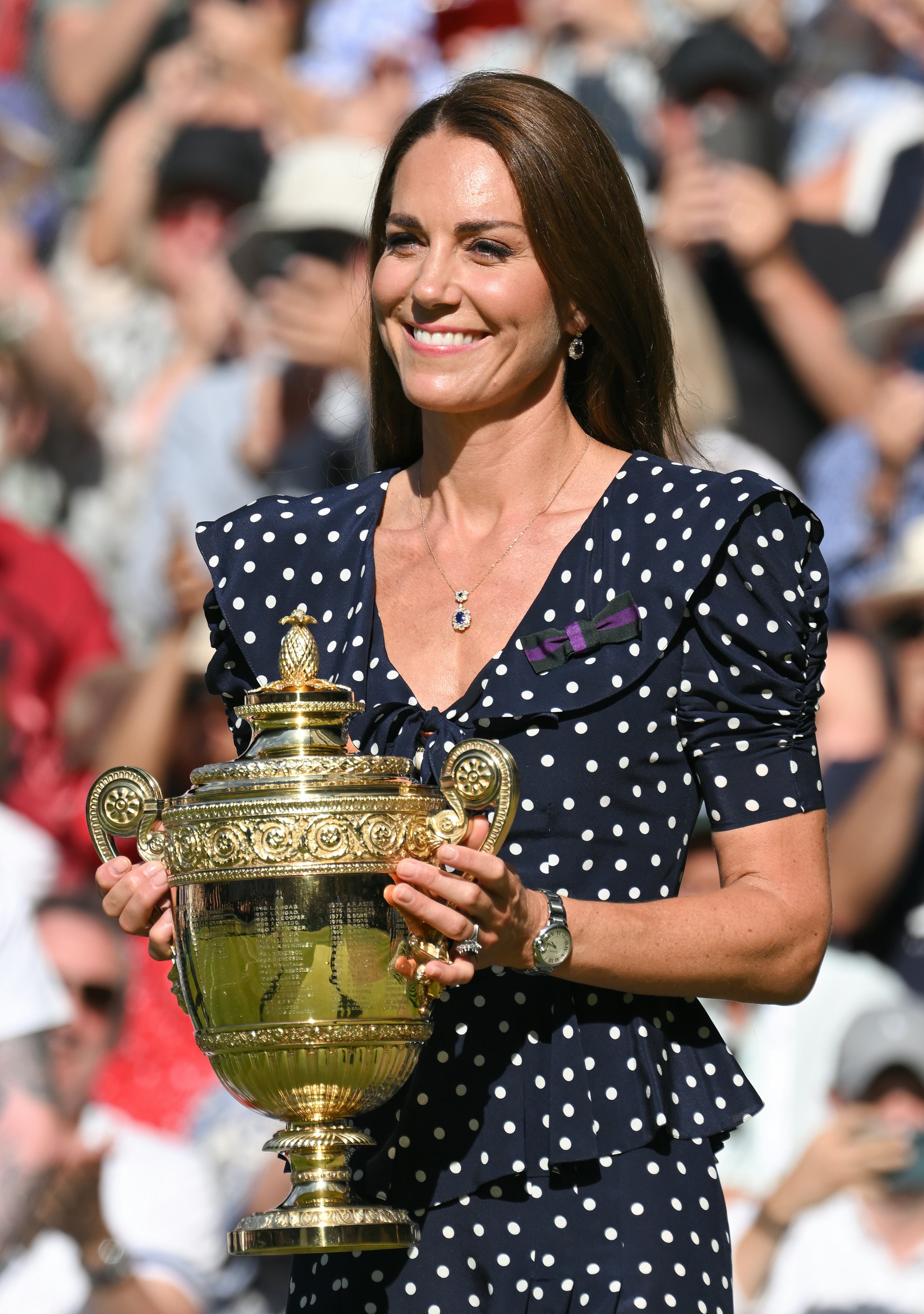 Kate Middleton's Plaid Wimbledon Bow Pin Has A Hidden Meaning