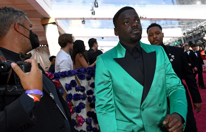 British actor Daniel Kaluuya attends the 94th Oscars at the Dolby Theatre in Hollywood, California o...