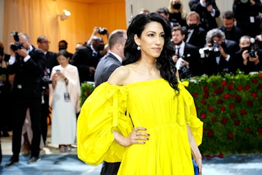 NEW YORK, NEW YORK - MAY 02: Huma Abedin attends The 2022 Met Gala Celebrating "In America: An Antho...