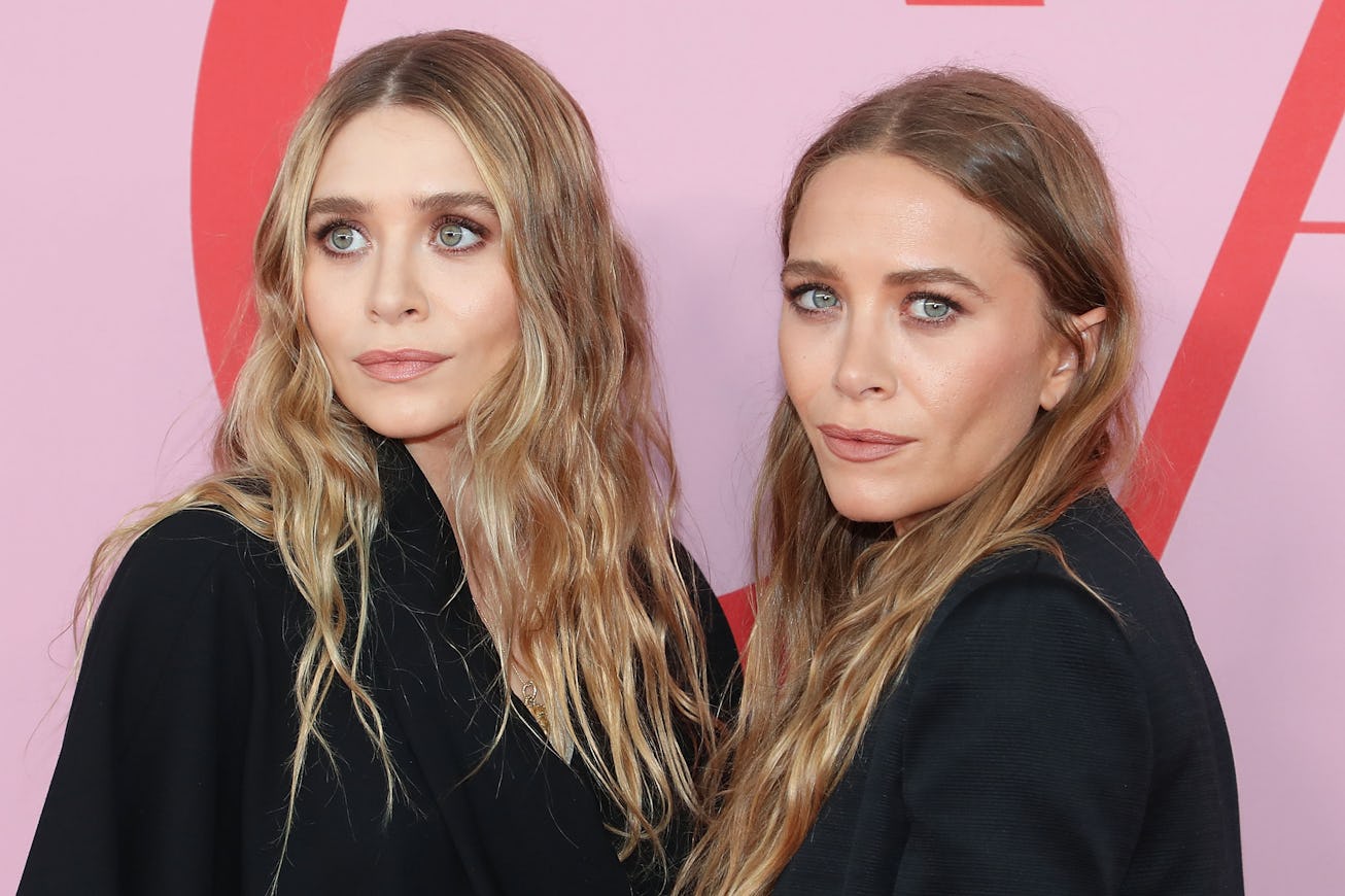NEW YORK, NY - JUNE 03: Mary-Kate Olsen and Ashley Olsen attend the 2019 CFDA Fashion Awards at The...