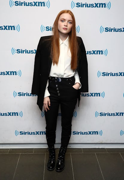 NEW YORK, NY - NOVEMBER 01: Actress Sadie Sink attends SiriusXM's 'Town Hall' with the cast of Stra...
