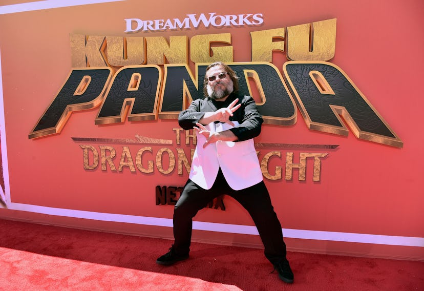 Jack Black attends the Kung Fu Panda: The Dragon Knight Premiere as part of Netflix Family Summer at...