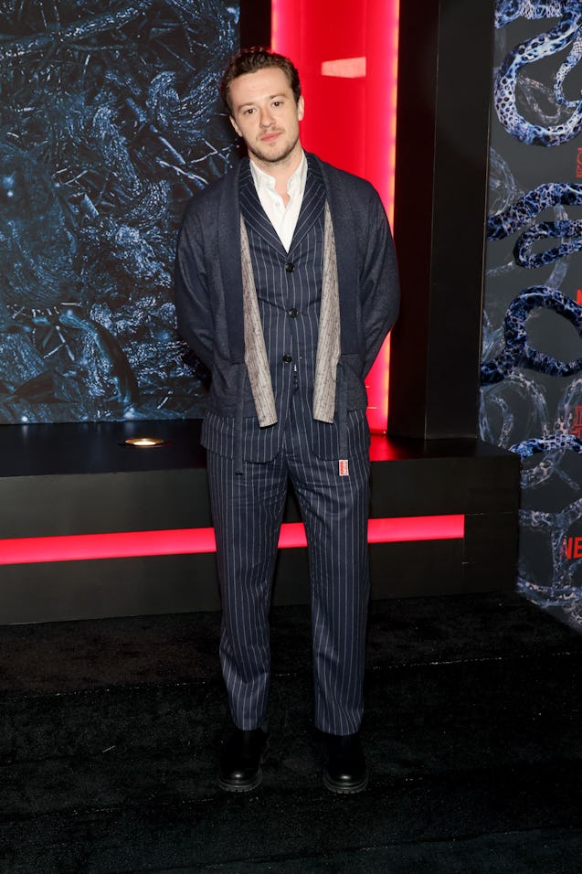 Joseph Quinn who plays Eddie in 'Stranger Things' Season 4 attends the Season 4 Premiere 