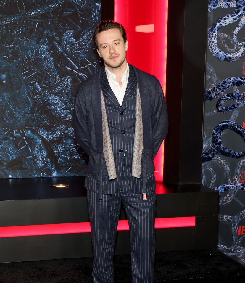 Joseph Quinn who plays Eddie in 'Stranger Things' Season 4 attends the Season 4 Premiere