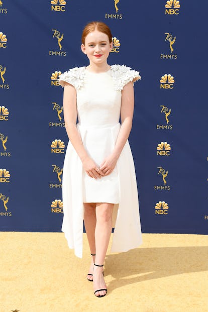 LOS ANGELES, CA - SEPTEMBER 17: Sadie Sink attends the 70th Emmy Awards at Microsoft Theater on Sep...