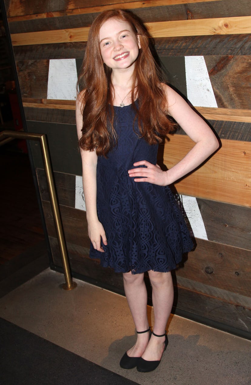 NEW YORK, NY - MARCH 08:  Sadie Sink poses at the Opening Night After Party for "The Audience" on Br...