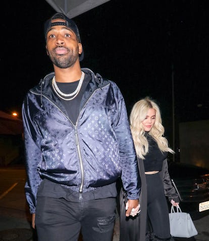 LOS ANGELES, CA - JANUARY 13: Khloe Kardashian and Tristan Thompson are seen on January 13, 2019 in ...