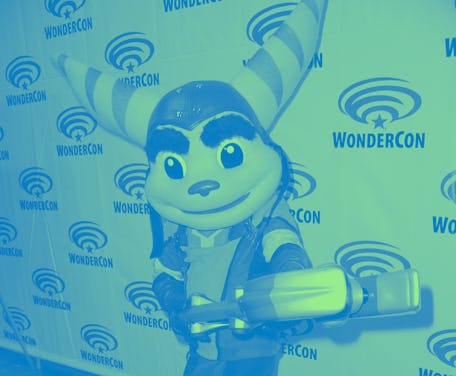 LOS ANGELES, CA - MARCH 25:  "Ratchet and Clank" on Day 1 of WonderCon 2016 held at Los Angeles Conv...