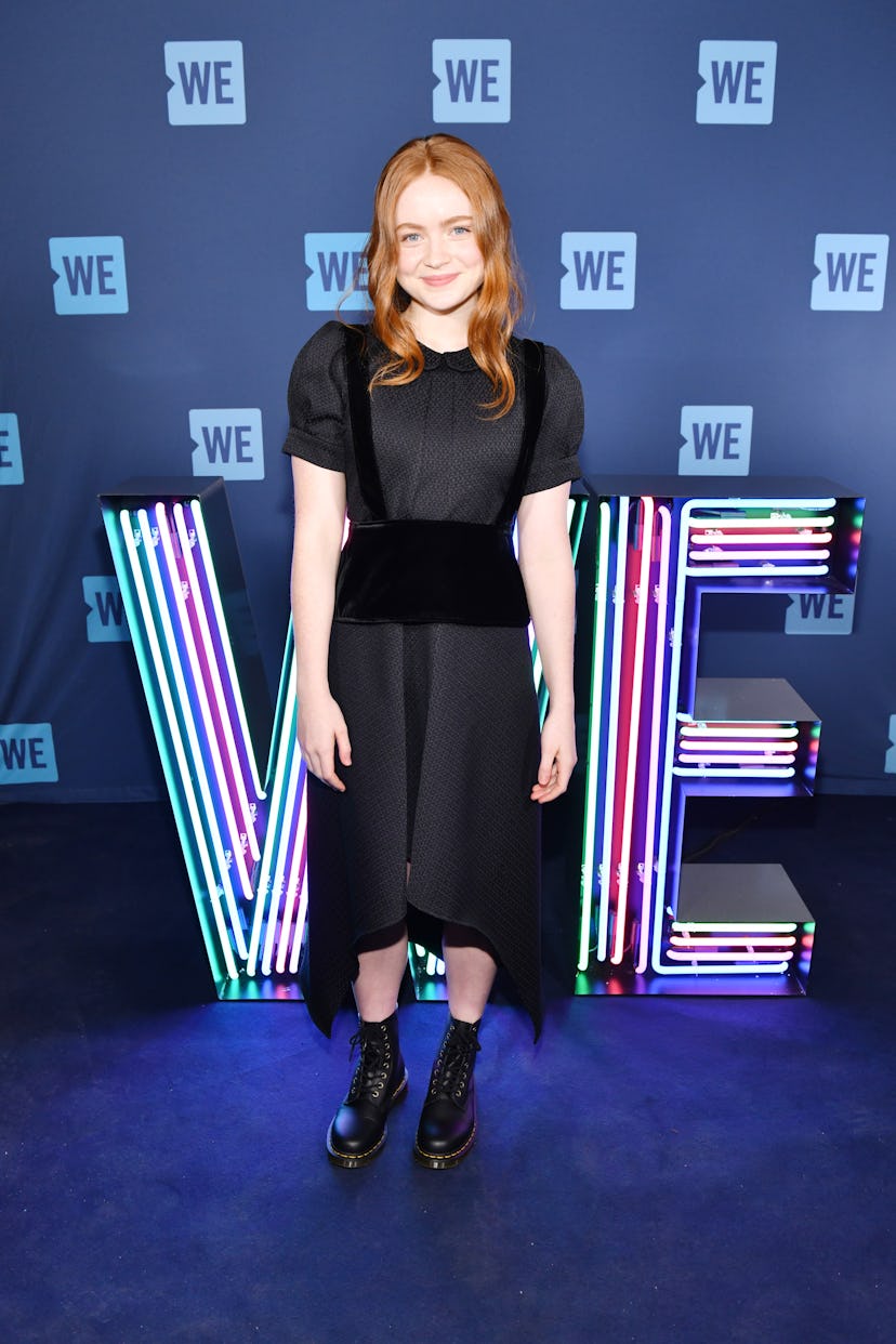 NEW YORK, NEW YORK - SEPTEMBER 25: Sadie Sink attends WE Day UN 2019 at Barclays Center on September...