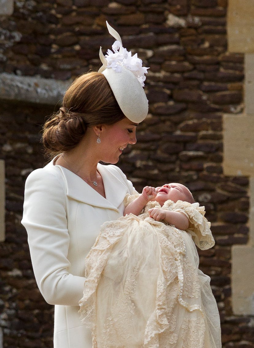 Princess Charlotte at her christening.