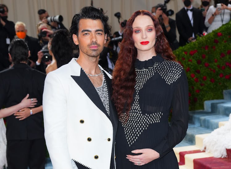 Sophie Turner and Joe Jonas attending The 2022 Met Gala.
