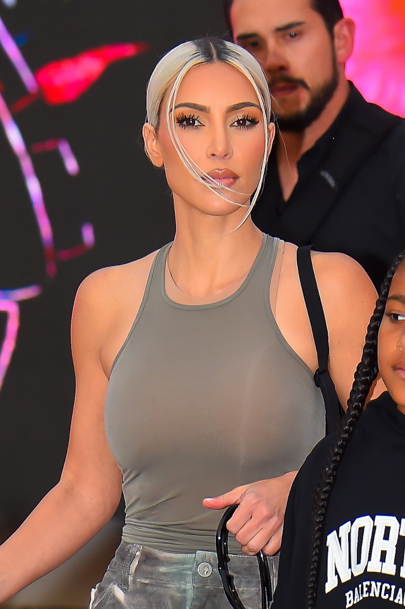 Kim Kardashian's latest look was a spin on a beloved Disney princess. Photo via Getty Images