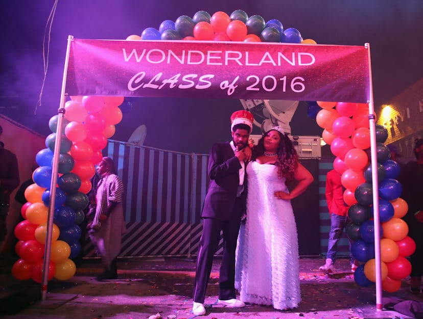 Hosts Myke Wright and Lizzo attend MTV's "Wonderland" LIVE Show on November 17, 2016 in Los Angeles,...