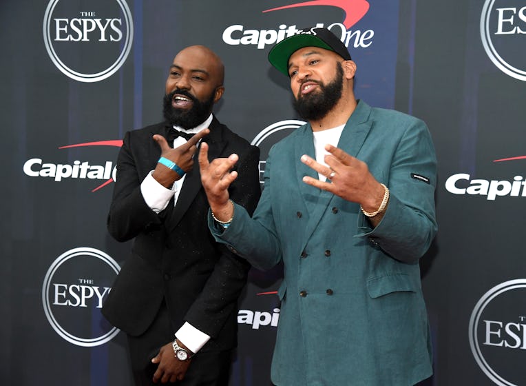 NEW YORK, NEW YORK - JULY 10: (L-R) Desus Nice and The Kid Mero of Desus & Mero attend the 2021 ESP...