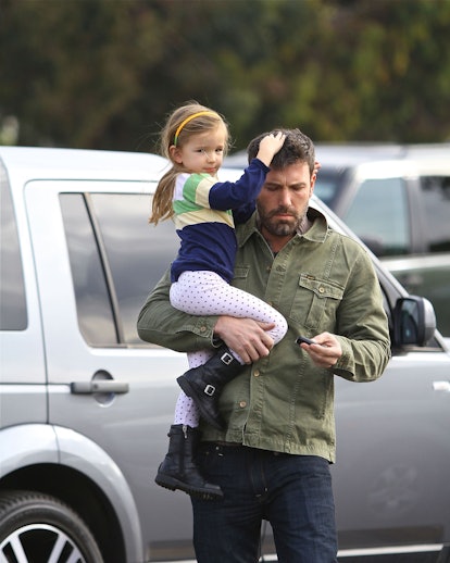 Ben Affleck and his daughter Seraphina Affleck.