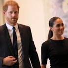 NEW YORK, NEW YORK - JULY 18:  Prince Harry, Duke of Sussex and Meghan, Duchess of Sussex arrive at ...
