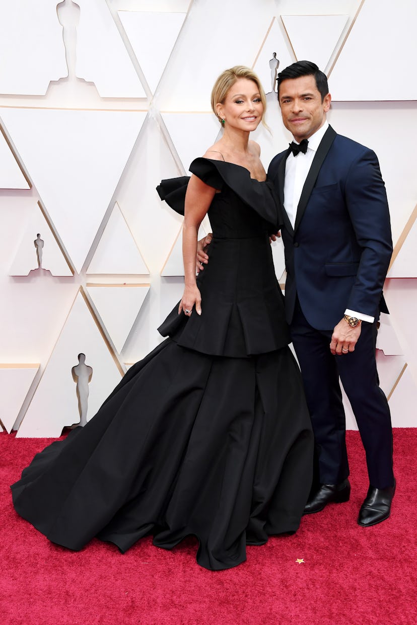 (L-R) Kelly Ripa and Mark Consuelos attend the 92nd Annual Academy Awards at Hollywood and Highland ...