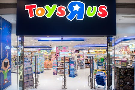 HONG KONG, CHINA - 2019/09/27: American multinational toy chain Toys 'R' Us store seen in Hong Kong....
