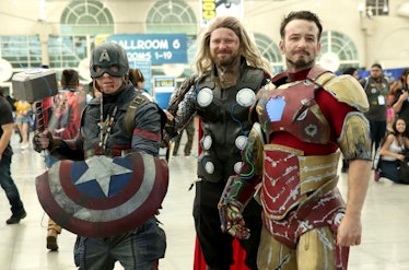 SAN DIEGO, CALIFORNIA - JULY 18: Cosplayers attend 2019 Comic-Con International on July 18, 2019 in ...