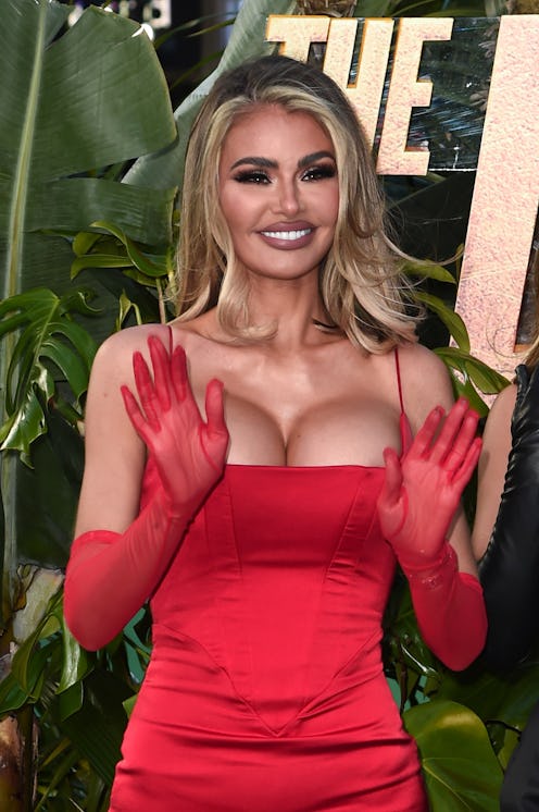 LONDON, ENGLAND - MARCH 31: Chloe Sims attends "The Lost City" UK screening on March 31, 2022 in Lon...